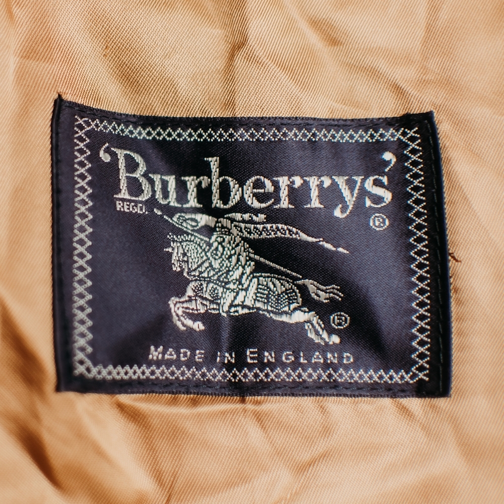 Vintage Burberrys Wool Trench Coat - Picture 3 of 5